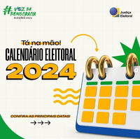 Acompanhe o calendário eleitoral 2024